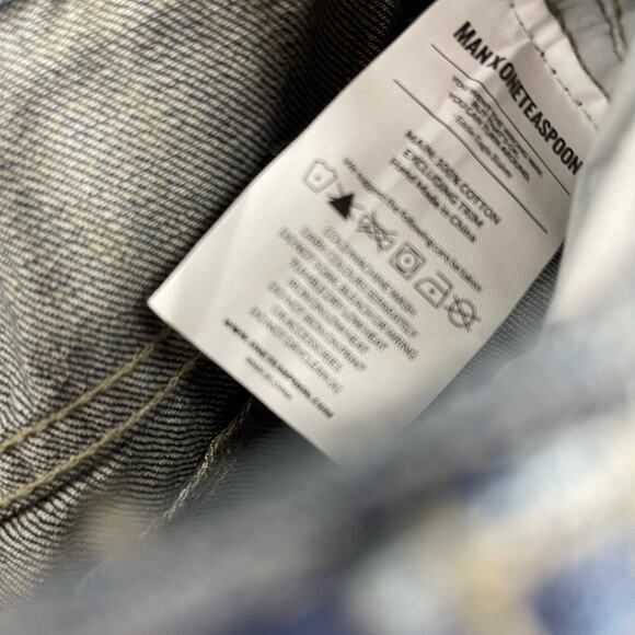 Man X One Teaspoon Jeans Mr Golds Cowboy Men's 32R NWT - Picture 6 of 16